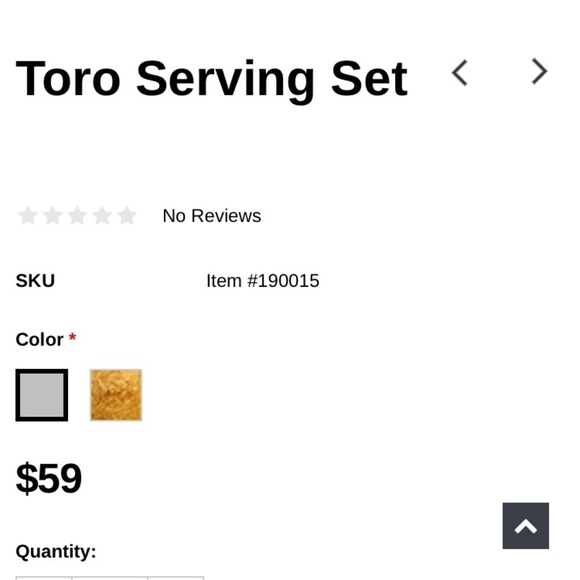 Lunares Silver Salad/ Serving Set NEW IN THE BOX - Picture 7 of 7